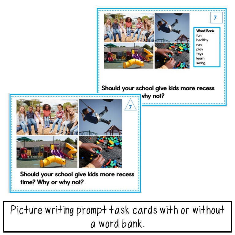 School Opinion Writing Prompts
