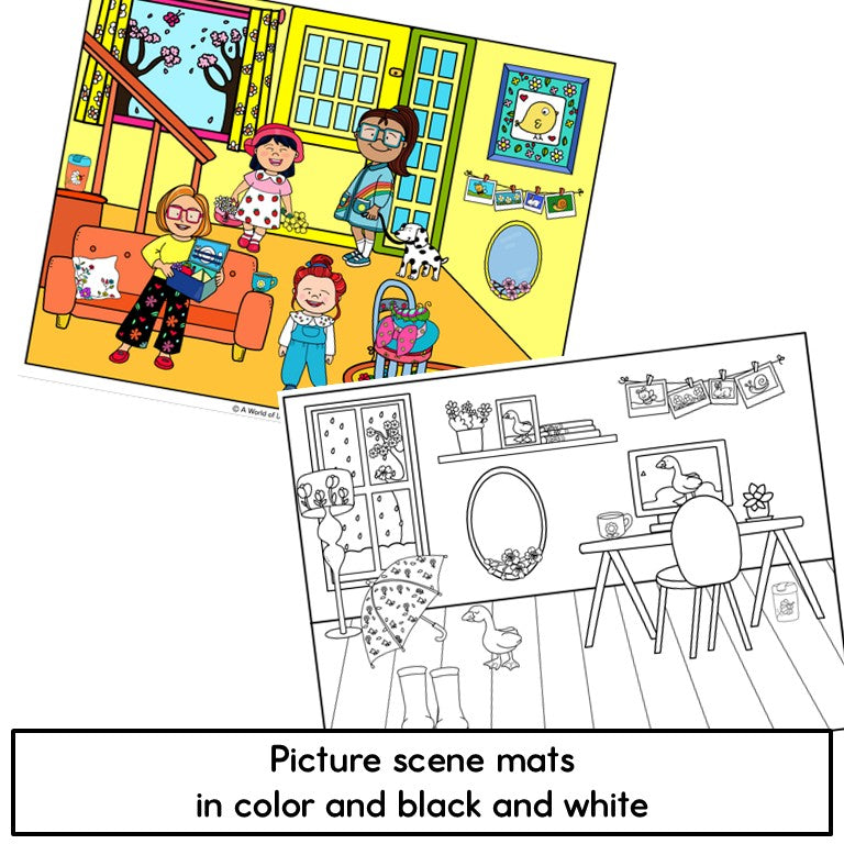 Spring Picture Scenes for ELD or SLP
