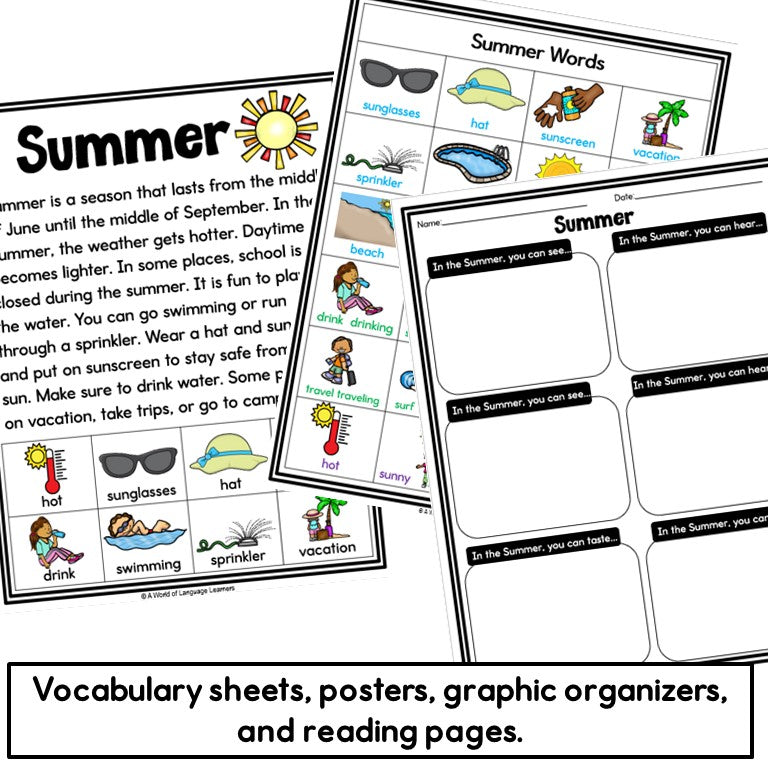 Summer Thematic ELD Unit