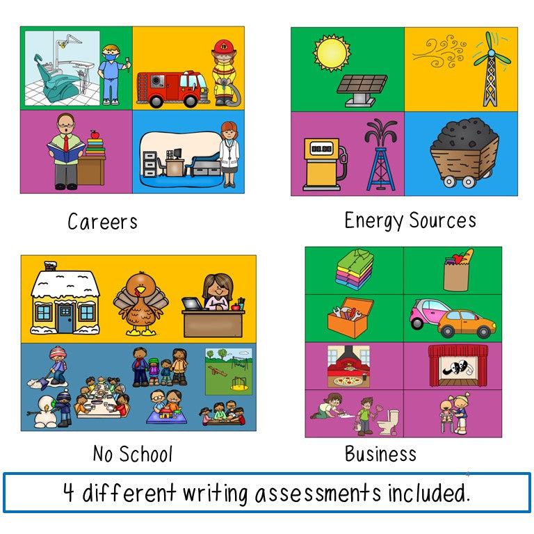ESL Writing Assessments 4th and 5th Grade Print and Digital