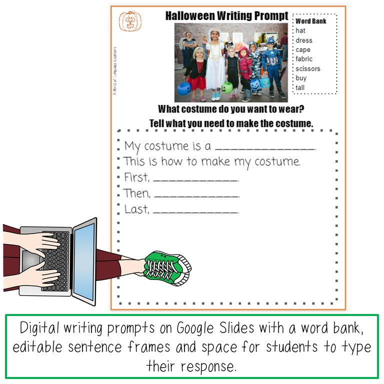 Halloween Writing Task Cards