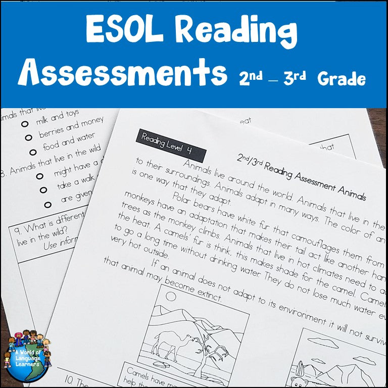 ESL Language Assessments Bundle