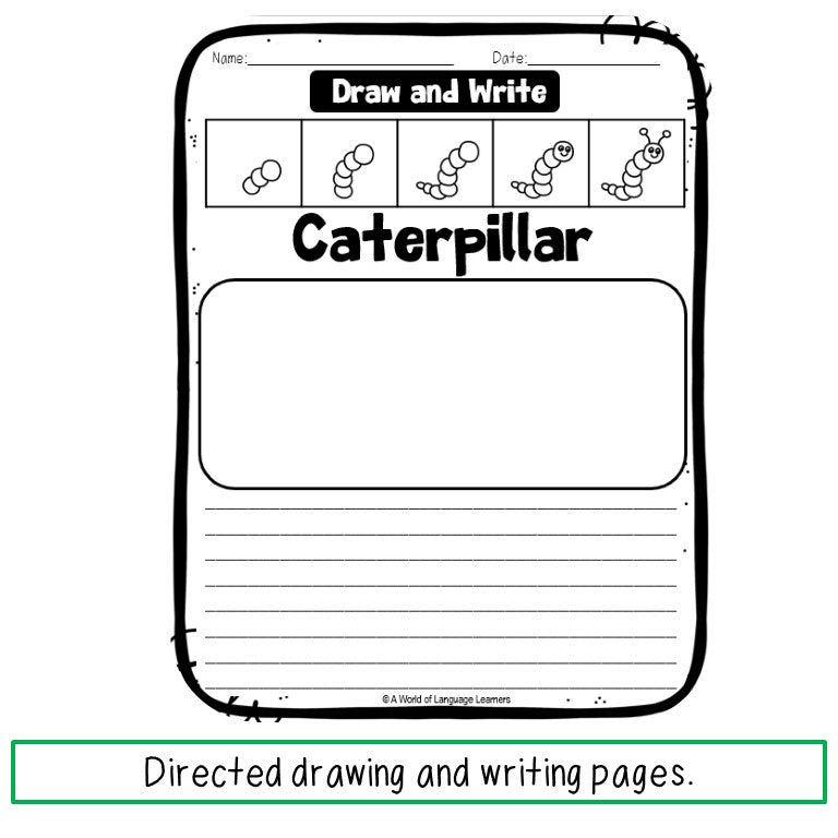 Spring Directed Drawing and Writing