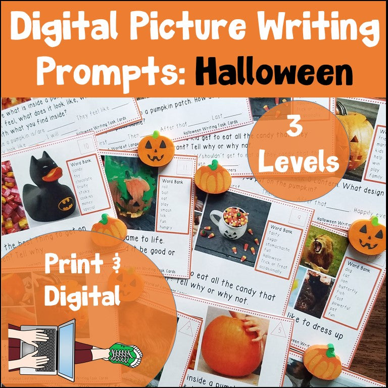 Halloween Writing Task Cards