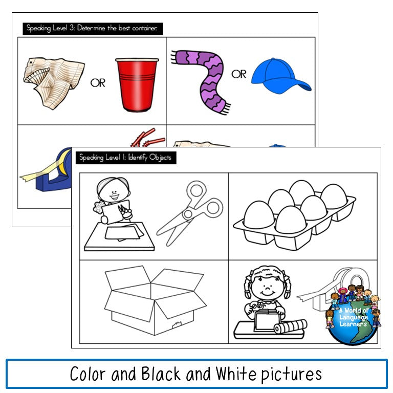 ESL Speaking Assessments 4th-5th Grade