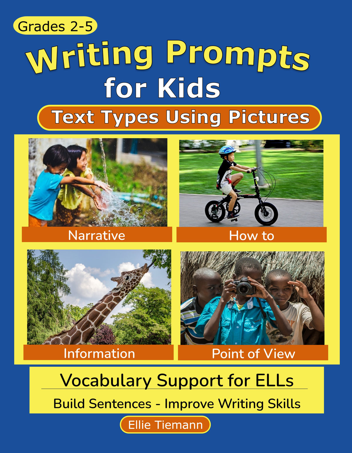 Writing Prompts Using Pictures: Text Types for Kids - Instant Download