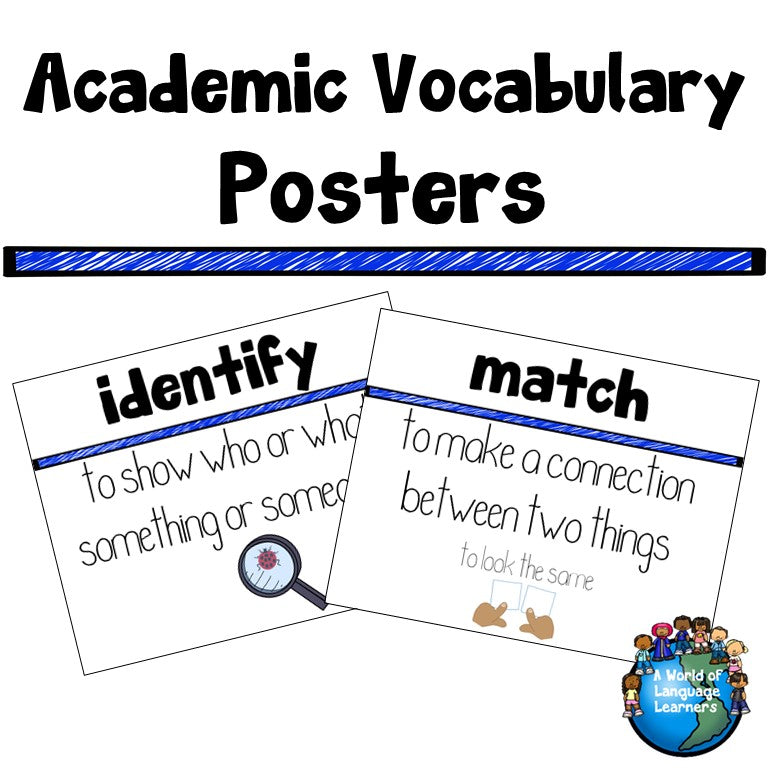 Academic Vocabulary Posters