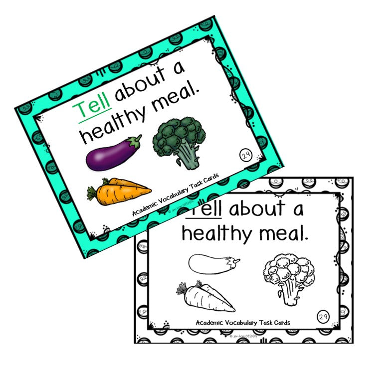 Academic Vocabulary Task Cards