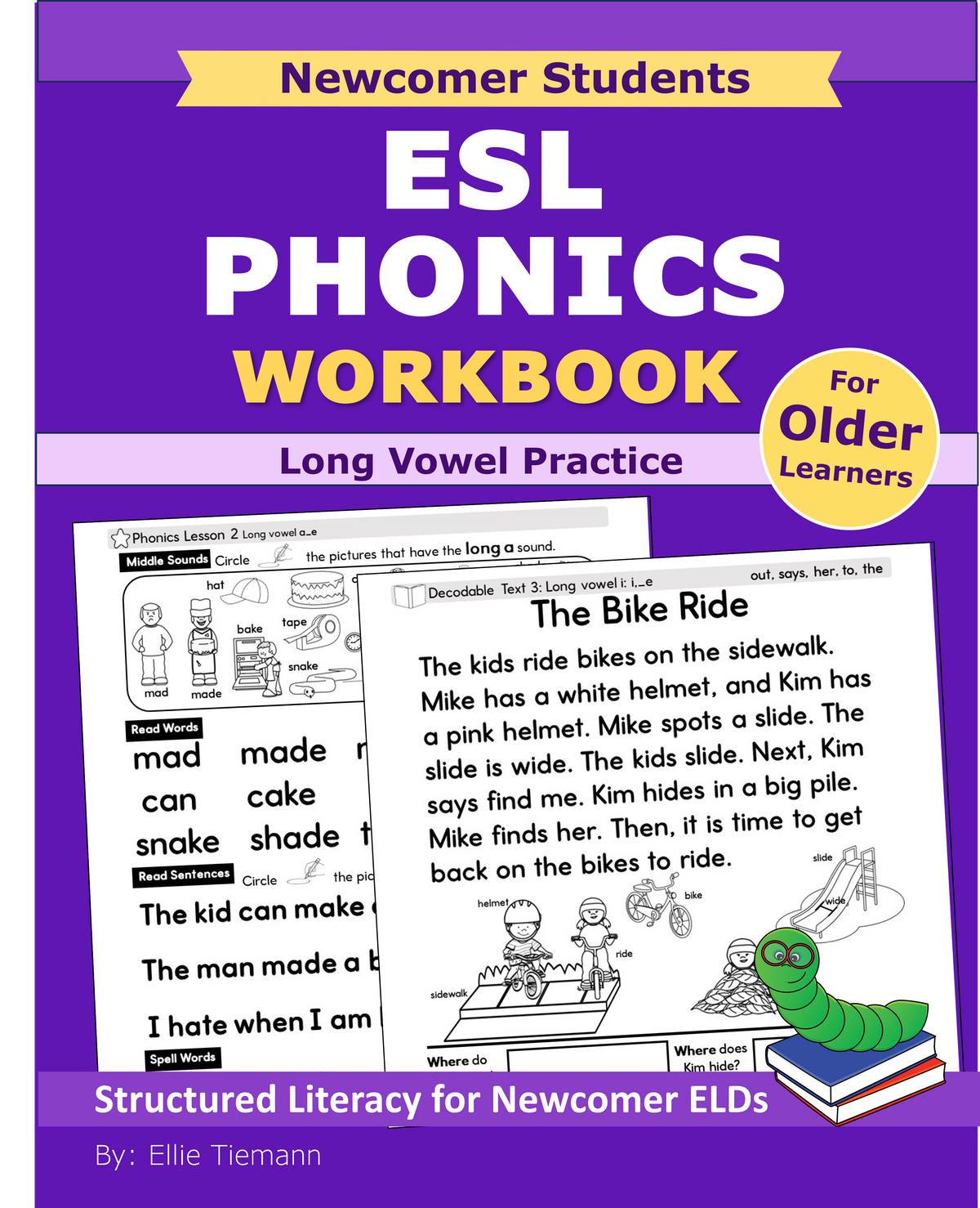 ESL Phonics Workbook: Newcomer Students | Long Vowels cover, included in the Newcomer Starter Set bundle