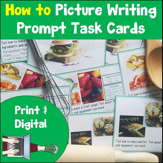 How To Picture Writing Prompt Task Cards
