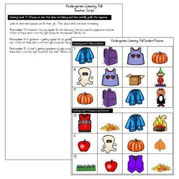 ESOL Assessments Kindergarten Print and Digital