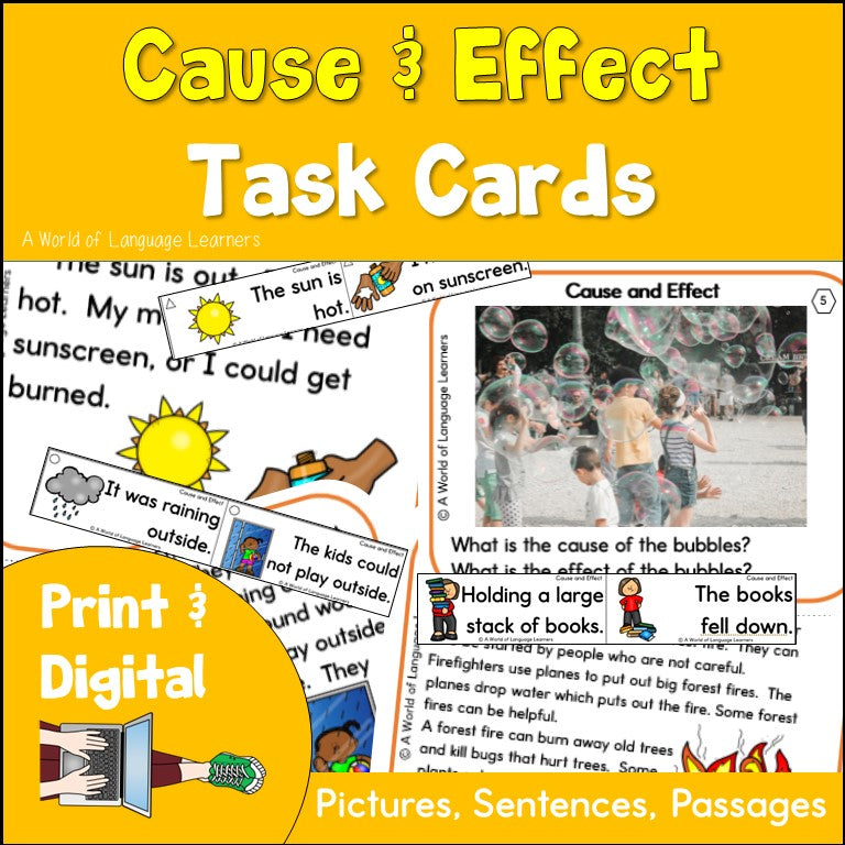 Cause and Effect Activities cover