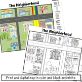 ELD Listening Practice with Maps and Buildings