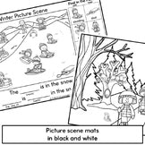 Seasons Picture Scenes BUNDLE for ELD and SLP
