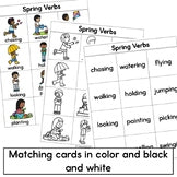 Spring Vocabulary Parts of Speech Pictures Grammar Posters and Matching Cards
