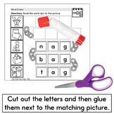 Short Vowel Phonics Word Chains