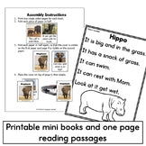 Short Vowel Decodables Savanna Animal Books - Nonfiction Print and Digital