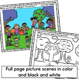 Fall Picture Scene Parts of Speech Grammar & Vocabulary Practice