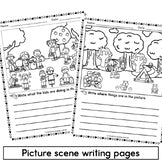 Fall Picture Scene Parts of Speech Grammar & Vocabulary Practice
