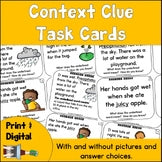 Context Clue Task Cards cover