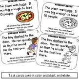 Context Clue Task Cards preview