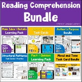 Reading Comprehension Task Card Bundle - Passages and Practice Activities