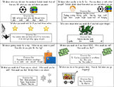 Preview page of dialogue journal writing prompt task cards for ESL students in grades 3-5