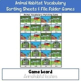 Newcomer Vocabulary Sorting Sheets and File Folder Games Bundle - Tier One Vocab