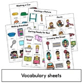 Speak then Write Sequence Bundle - ESL Sequencing Stories with Pictures