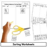 Back to School Routines Sorting and I Can Books
