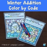 Winter Addition Color by Code