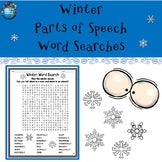 Winter Parts of Speech Word Searches