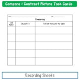 Compare and Contrast Picture Task Cards preview