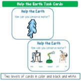 Help the Earth Task Cards Print and Digital