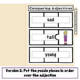Comparing Adjectives File Folder Game 1