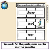 Comparing Adjectives File Folder Game Bundle