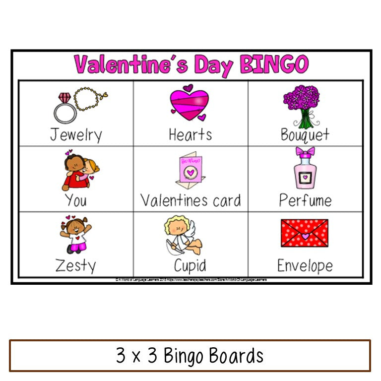 Valentine's Day Bingo