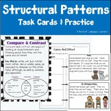 Structural Patterns Practice Activities and Task Cards