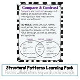Structural Patterns Practice Activities and Task Cards