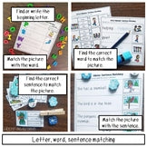 Matching Pictures to Words and Sentences - Mega Bundle Print and Digital