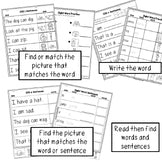 Matching Pictures to Words and Sentences - Mega Bundle Print and Digital