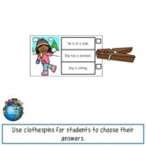 Winter Sentence Matching Print and Digital