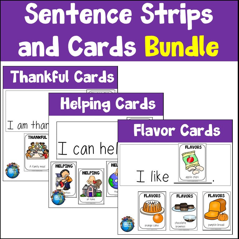 Sentence Starters and Picture Cards