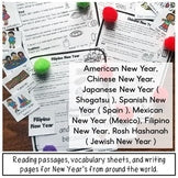 World Holiday Reading Passages Bundle