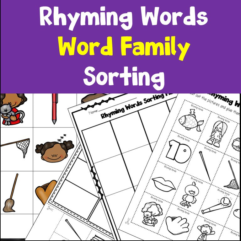 Rhyming Words Sorting