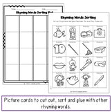 Rhyming Words Sorting