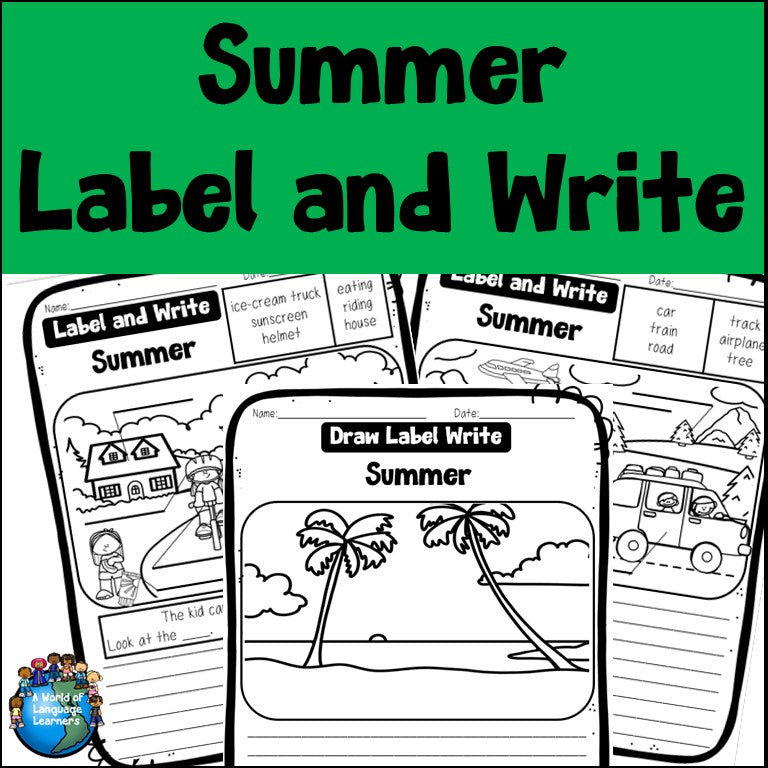 Summer Label and Write