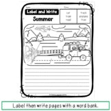 Summer Label and Write