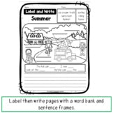 Summer Label and Write