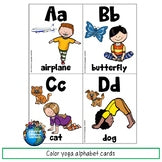 Yoga Alphabet Movement Cards Print and Digital